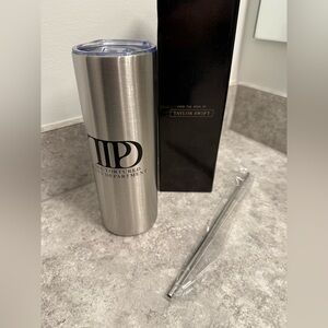 Silver Tortured Poets Department Tumbler